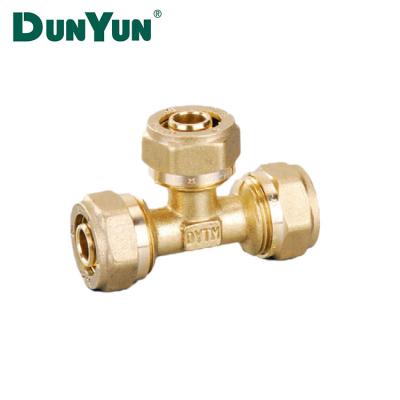 China Professional Manufacturer Lead Free Brass Compression Brass Tube Fitting for sale