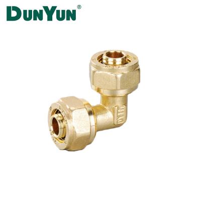 China 90 Degree Elbow Compression Brass High Pressure Hose Fittings for sale