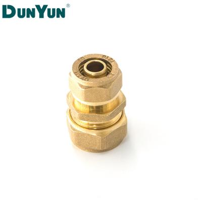 China China Brass Suppliers Brass Compression Fitting Reducing Pipe Connector For Water Heater Pipes for sale