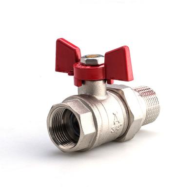 China General Sale Factory High Pressure Mini Brass Gas Ball Valve for sale