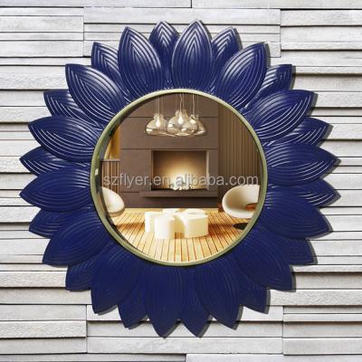 China Vintage Handmade Design Sun Shape Unique Decorative Wall Mirrors for sale