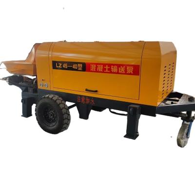 China Professional Pumpcrete S Valve Mobile Diesel Concrete Pump Trailer Diesel Concrete Pump for sale