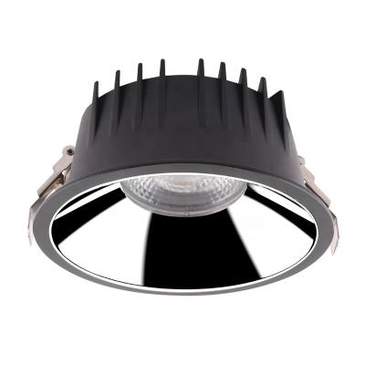 China Modern LED Matt Anti-Glare White Black Finish 8W 15W 20W 30W Recessed COB Downlight for sale