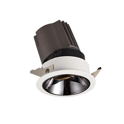 China Pre-embedded frame design professional manufacturer own-private mount produceLED recessed adjustable hotel downlight 12w for sale