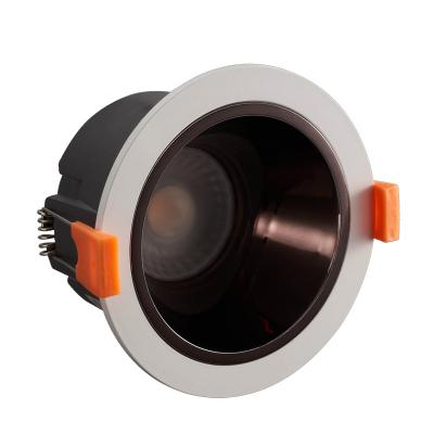 China Modern Factory Anti Glare COB Led Downlight CRI90 Round Recessed Led Downlight 15w for sale