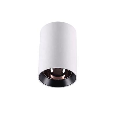 China 8w 15w 20w 25w modern aluminum cylinder cob round ceiling surface mounted downlight for sale