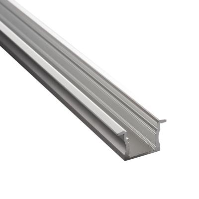 China Modern Recessed Led Linear Light Aluminum Channel LED Profiles 1M Black 2M White Silver Color for sale