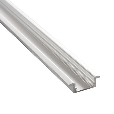 China Modern Silver Black Diffuser Prism Diffuser Extrusion Frosted Aluminum Channel Recessed Led Linear Light for sale