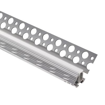 China Modern Extrusion Aluminum Profile LED Strip Lights Aluminum Channel For Corner Light for sale