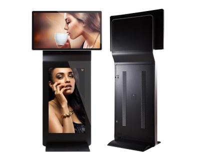 China Touch  Screen Digital Signage Kiosk With Double / Dual Side Screen 50