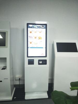 China 32 Inch Floor Standing Food Ordering Machine Self Service Payment Kiosk for sale