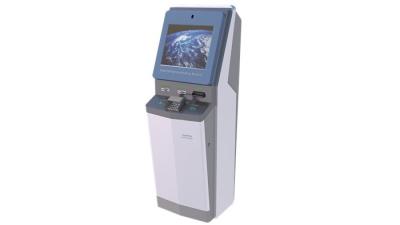 China Hotel Self Service Payment Terminal Self Check In And Out Kiosk With Bill Acceptor for sale