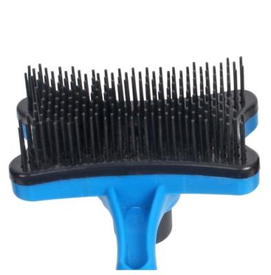 China Wholesale Stocked Manual Washing Remover Dog Cat Hair Remover Brush Comb Pet Grooming for sale