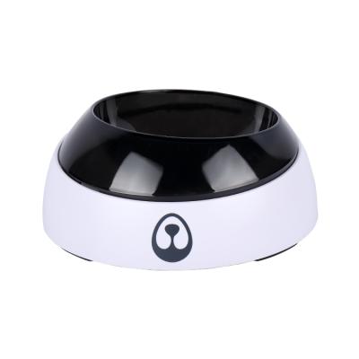 China Stored Pet Wheels Travel Food Supply Container Slow Feeding Pet Bowl For Cats And Dogs for sale