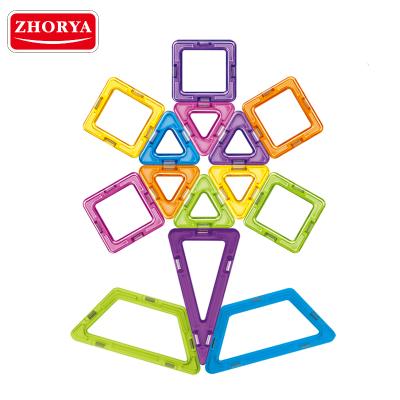 China Zhorya 14pcs Eco-friendly Material Simple Magnetic Building Block Toys For Children for sale