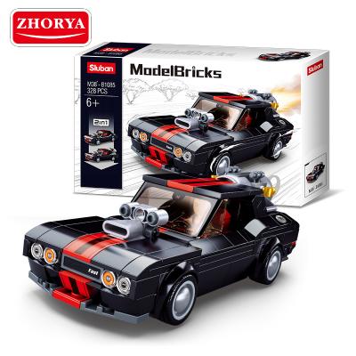 China Building Toy Zhorya Sluban Blocks Toys Car Model Building Block 329pcs Sets For Children for sale