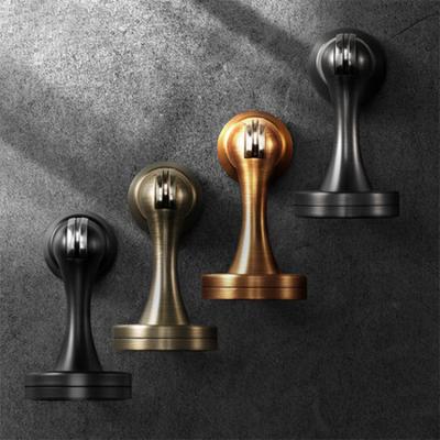 China China Hotel Strong Door Stopper Standing Power Magnetic Door Stopper Zinc Alloy Holder Around Door Stopper for sale