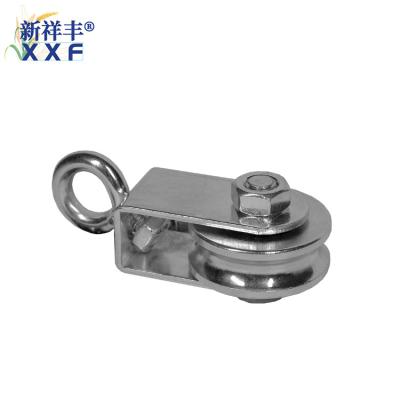 China Livestock Mining Lifting Pulley Hanging Single Sheave Pulley Block Wire Rope Sheave Pulley for sale