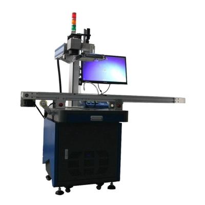 China VISION SYSTEM 20W 30W 50W 100W Fiber Laser Marking Machine With Vision System for sale