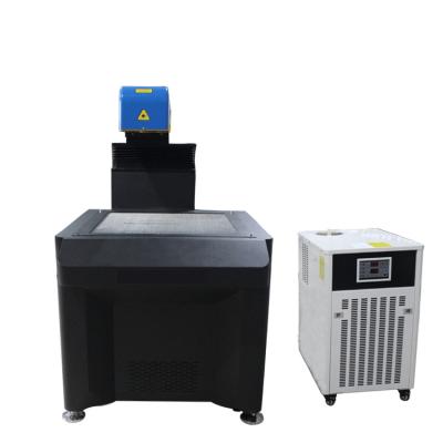 China Portable 3D 80w CO2 3d Laser Marking Machine With Glass Tube Case for sale