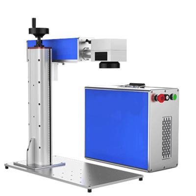 China 2020 New Design 20W 30W 60W Mini Mopa Color Air Cooled Fiber Laser Marking Machine for sale