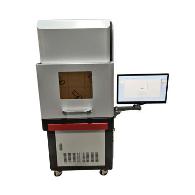 China Mopa 20w 30w 50w Full-enclosed Color Fiber Laser Marking Engraving Machine for sale