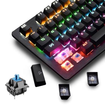 China OEM Odm 104 Keys Mechanical Keyboard Mechanical Keyboard USB Connector Style for sale