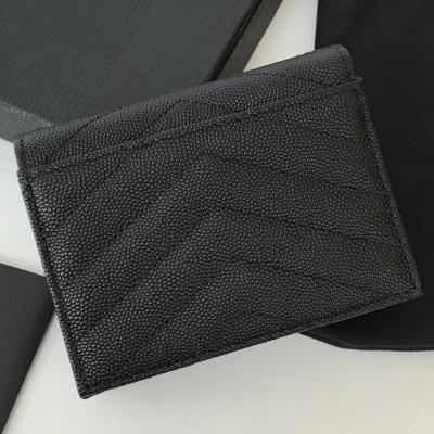 China Splendid high quality cow leather new hot sales anti-theft real personalized custom made unisex wallet for sale