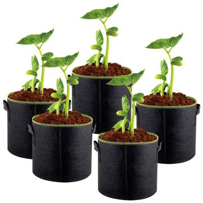 China Plant Growth Cloth Grow Bag Root Control Container Plants Nursery Pot Cloth Raised Garden Bed Grow Bag for sale