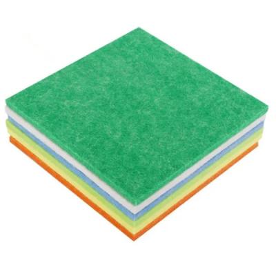 China Modern 9mm 100% Recycle PET Material Soundproof Acoustic Panels Polyester Felt Acoustic Panels for sale