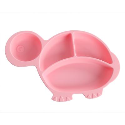 China Easily Clean BPA Free Food Grade Silicone Baby Divider Divided Dish For Kids for sale