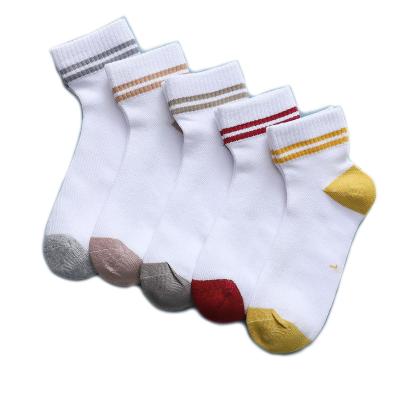 China 40S' Breathable Combed Cotton 3-16 Years Student Sports Socks Children Primary School Junior High School Mesh Breathable Sweat-absorbent for sale