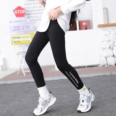 China Kids Girls Active Anti Pilling Stretch Pants Ankle Length Capri Gaiters for sale