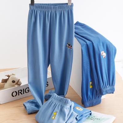 China Anti-pilling Baby Boys Denim Cotton Home Pants for sale