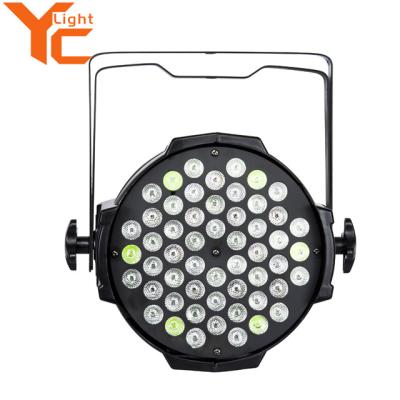 China Hotel Fast Delivery Stage Equipment Producer 54x3w Rgbw Led Par 64 Led for sale