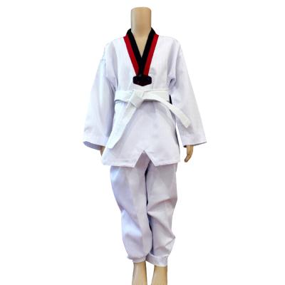 China Durable custom a variety of high quality durable breathable dobok uniform fabrics Taekwondo uniform for sale