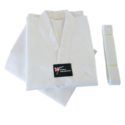 China Factory Wholesale Durable Cotton Fabric Kids Taekwondo Intellectual Uniforms for sale