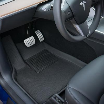 China Anti Skid/Waterproof/Easy Cleaned/All-Season Protection Anti-Slip TPR Mat 3d Waterproof Luxury Car Floor Mats For Model Accord for sale