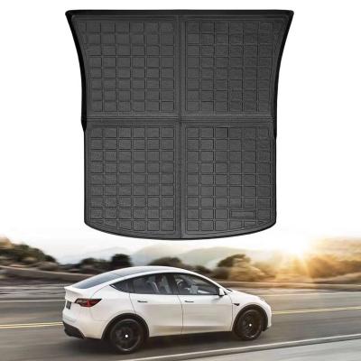 China Anti Skid/Waterproof/Easy Cleaned/Waterproof Dirt All-Season Protection Catching 3d Tape Tpv Car Trunk Mat Rear Cargo Liner for sale