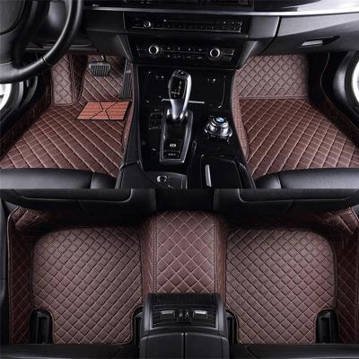 China Anti Skid/Waterproof/Easy Cleaned/Anti Slip 5d Car Floor Mats Luxury Custom Leather PVC All-season Protection Car Foot Mats for sale