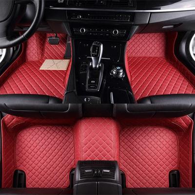 China Anti Skid/Waterproof/Easy Cleaned/Custom Luxury Anti-Slip Car Mats All-Season Protection Diamond Diamond Car Waterproof Foot Mats for sale