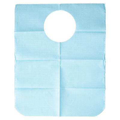 China Waterproof Disposable Dental Self Adhesive Bib for sale