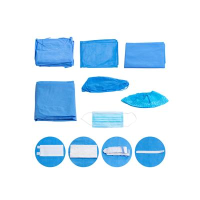 China Factory Price Chinese Disposable Surgical Kits Universal Surgical Nonwovens Package Surgical for sale