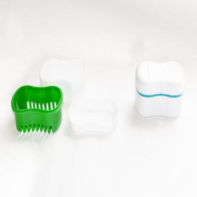 China 2021 European Style New Arrival Plastic Dental Storage Box Plastic Denture Box for sale