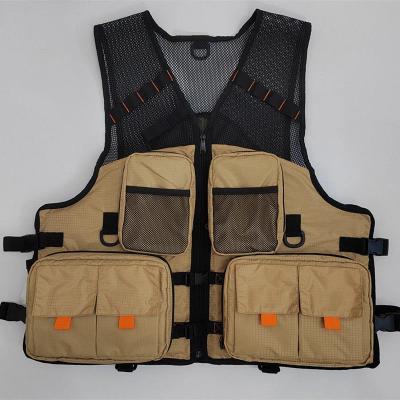 China Multi Function Lightweight Fishing Vest Multi Pocket Vest For Fishing for sale