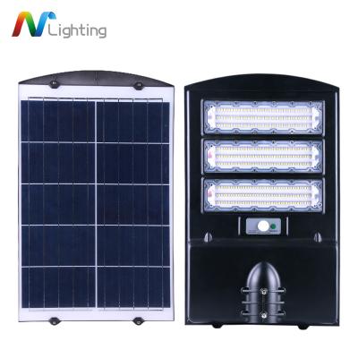 China Garden Outdoor Waterproof IP65 High Lumen Solar Panel Street Light 100W 150W Integrated All In One Led Solar Power Street Light for sale