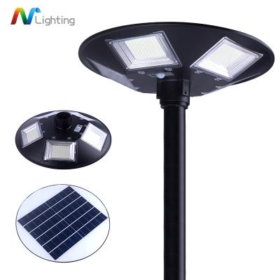 China Factory Price Outdoor Waterproof Garden UFO Solar Street Light 300w Integrated 500w All In One UFO Solar Street Light for sale