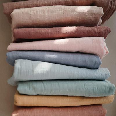 China Anti-Pull Wholesale Solid Color Baby Muslim Wraps Bamboo Cotton Covering 47*47inches for sale