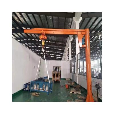 China Jib Crane Guaranteed Quality 1 Ton 10 Ton 5 Ton 3 Ton 1 Ton 2 Ton Column Portable Workshop Floor Jib Crane With Hoist Cantilever Arm for sale