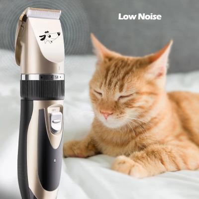 China Wholesale USB Rechargeable Dog Hair Clippers Dog Hair Cutter Professional Rechargeable Pet Hair Trimmer Cordless Pet Clippers for sale